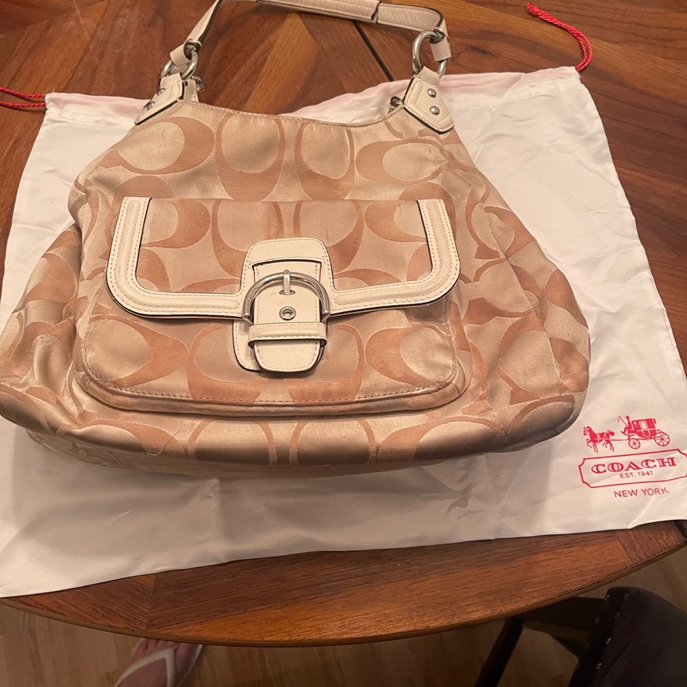 Coach shoulder purse